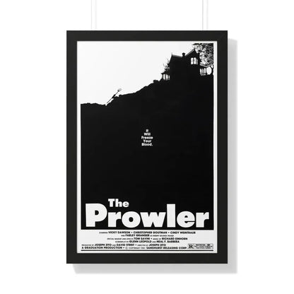 THE PROWLER 1981 - Framed Movie Poster 20" x 30" Black - The Sticker Space