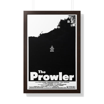 THE PROWLER 1981 - Framed Movie Poster-20" x 30"-The Sticker Space