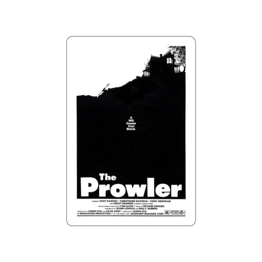 THE PROWLER 1981 Movie Poster STICKER Vinyl Die-Cut Decal-White-The Sticker Space