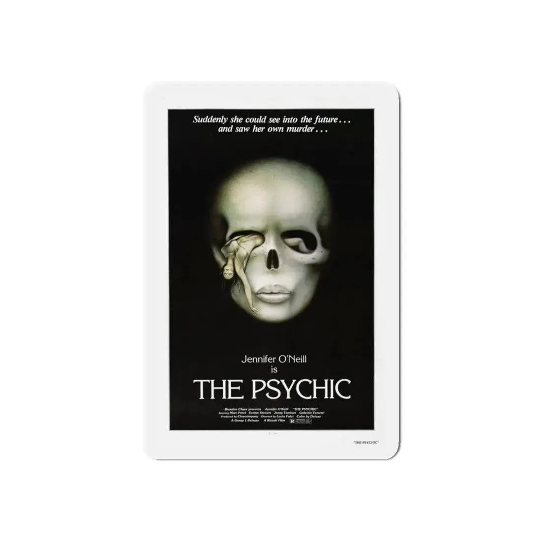 THE PSYCHIC 1977 Movie Poster - Refrigerator Magnet 6 Inch - The Sticker Space