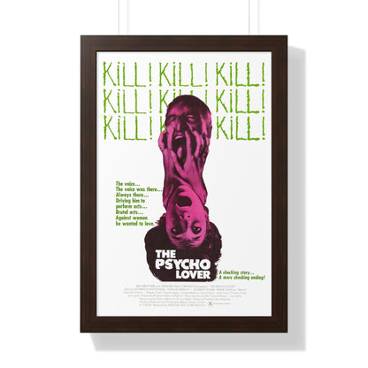 THE PSYCHO LOVER 1970 - Framed Movie Poster-16″ x 24″-The Sticker Space