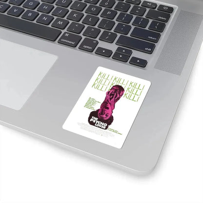THE PSYCHO LOVER 1970 Movie Poster - STICKER Vinyl Kiss-Cut Decal - The Sticker Space