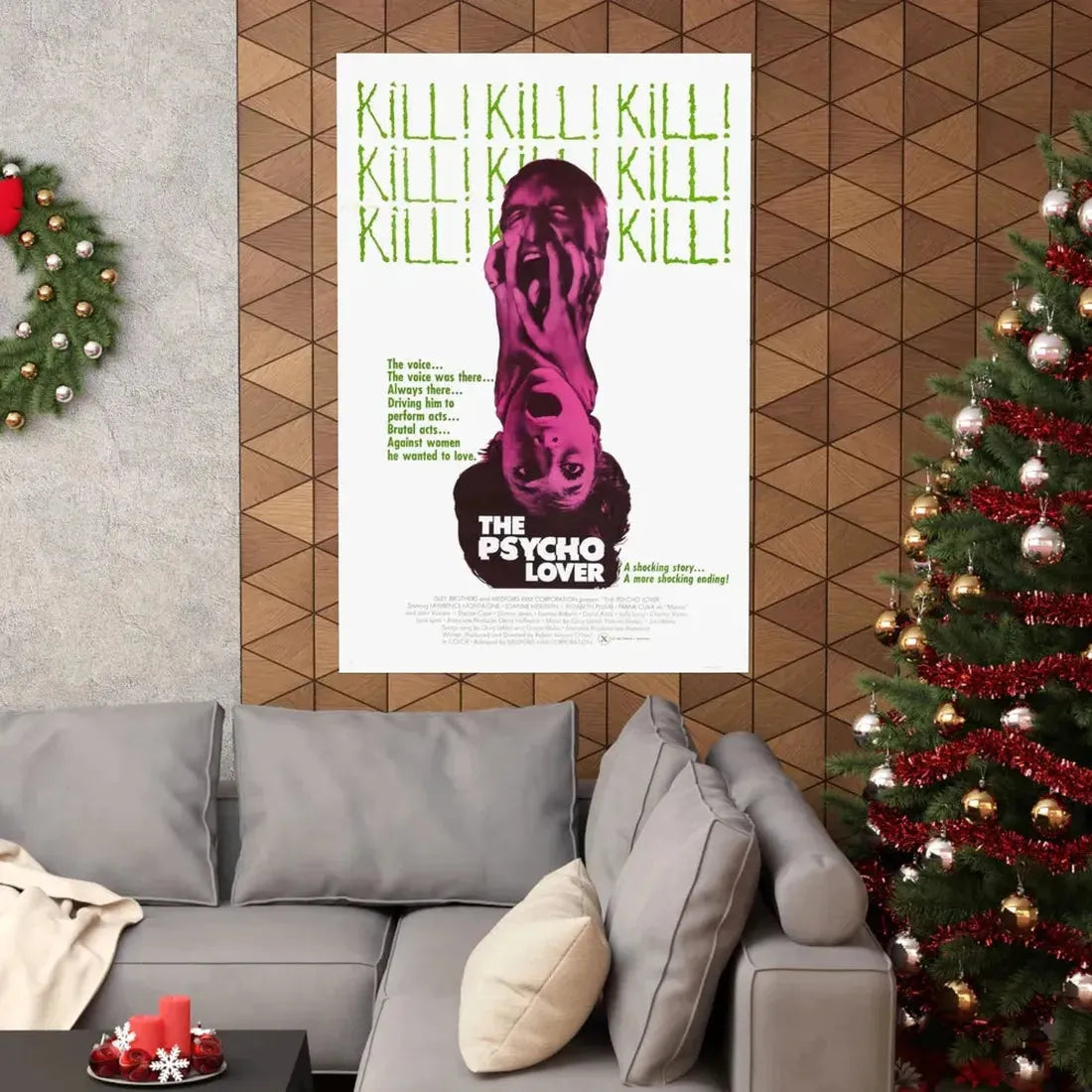 THE PSYCHO LOVER 1970 - Paper Movie Poster - The Sticker Space