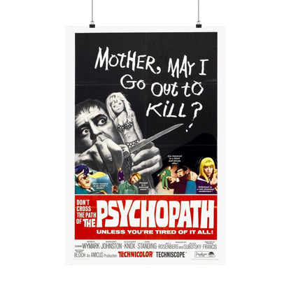 THE PSYCHOPATH 1966 - Paper Movie Poster-20″ x 30″-The Sticker Space