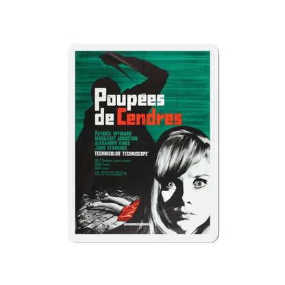 THE PSYCHOPATH (FRENCH) 1966 Movie Poster - Refrigerator Magnet 6 Inch Die-Cut - The Sticker Space