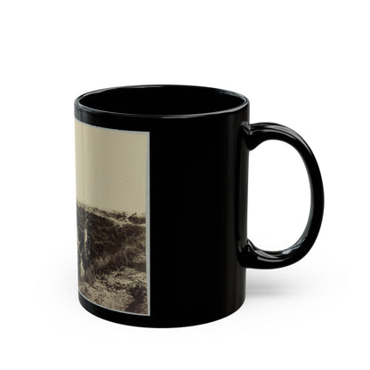 The Pulpit , Fort Fisher, N.C. (U.S. Civil War) Black Coffee Mug-The Sticker Space