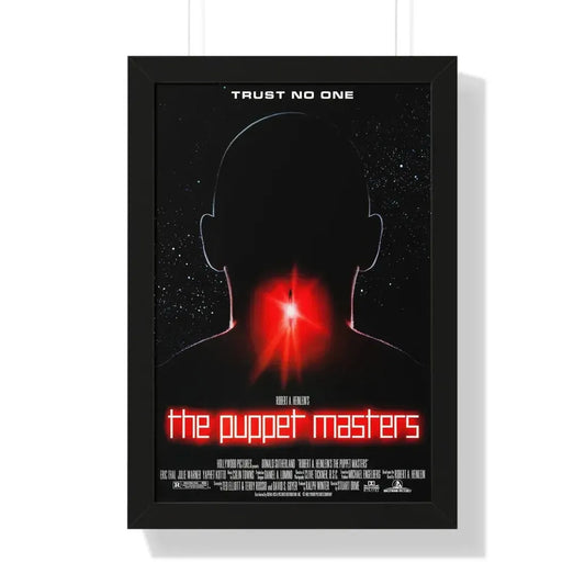 THE PUPPET MASTERS 1994 - Framed Movie Poster 16″ x 24″ Black - The Sticker Space
