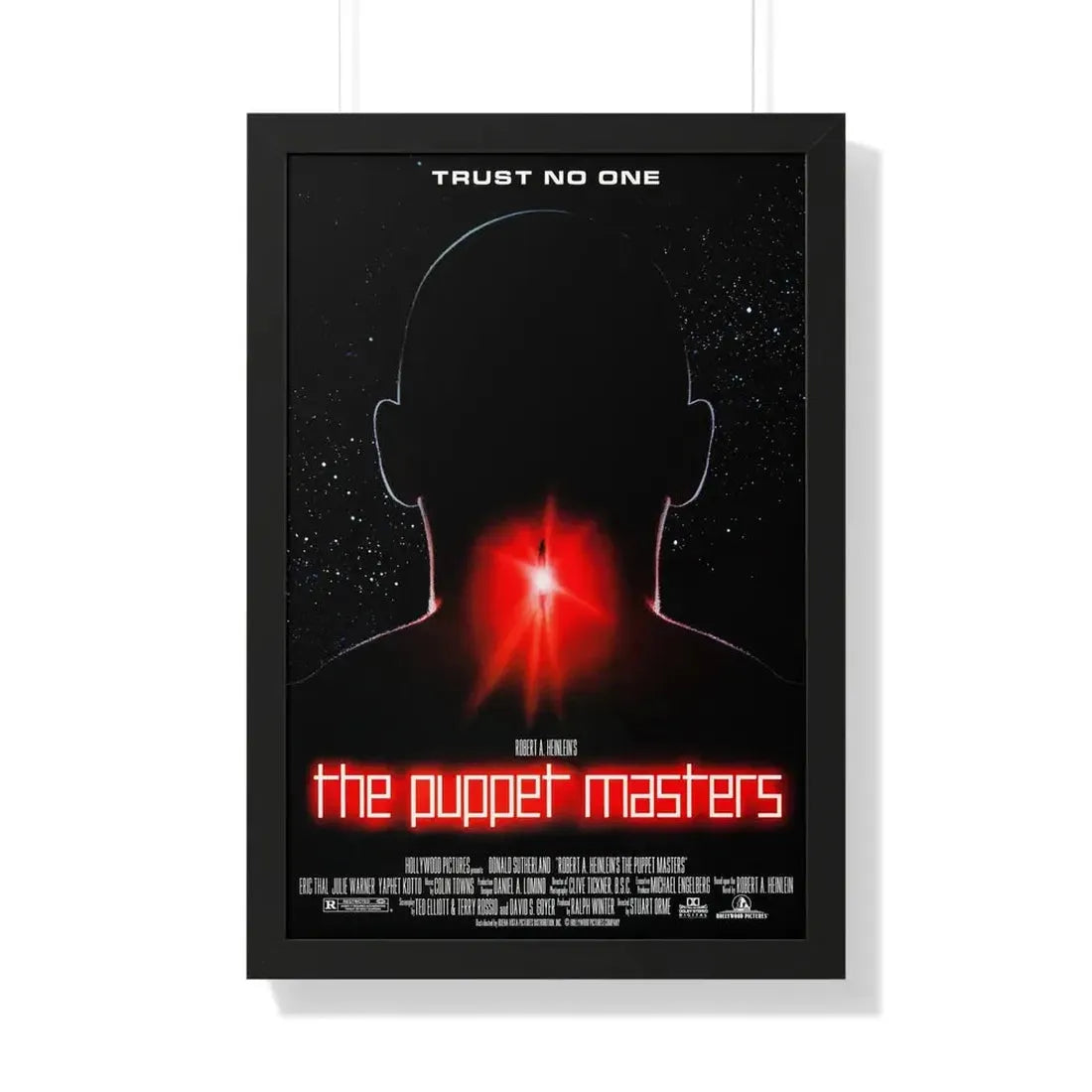 THE PUPPET MASTERS 1994 - Framed Movie Poster 20" x 30" Black - The Sticker Space