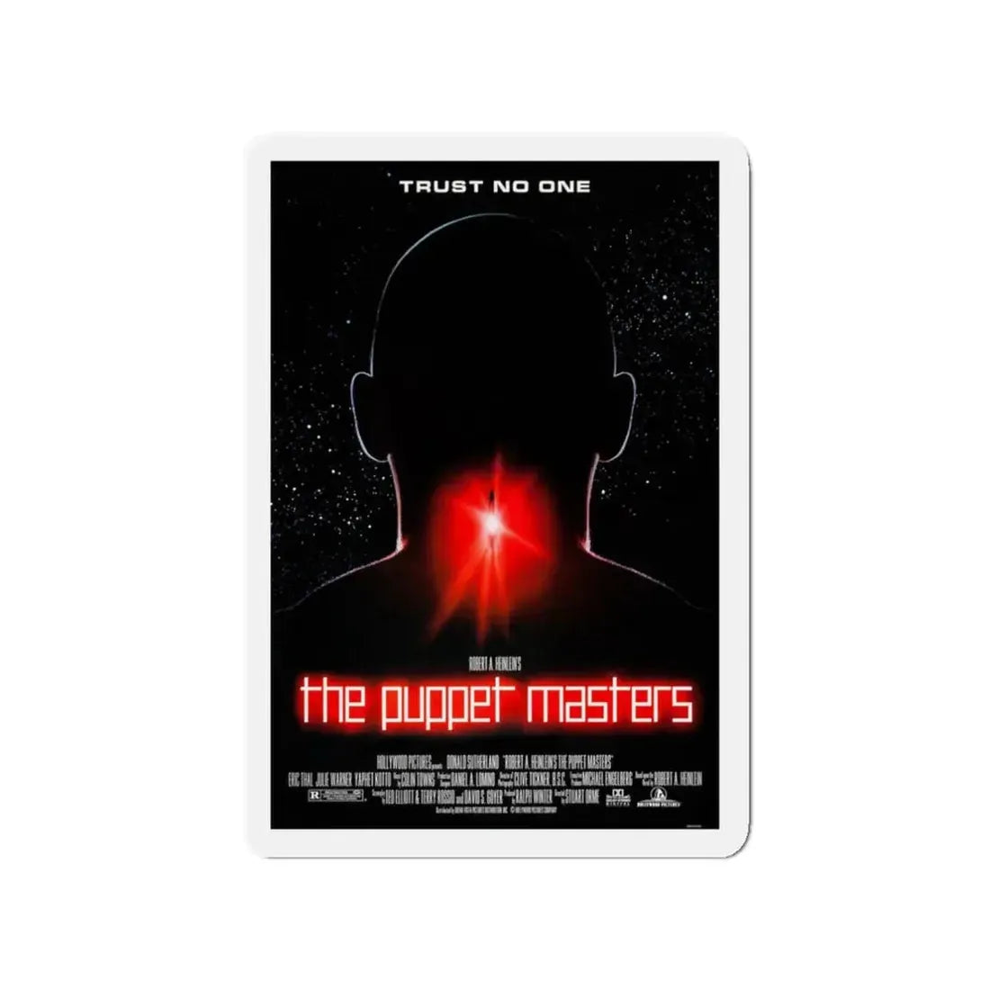 THE PUPPET MASTERS 1994 Movie Poster - Refrigerator Magnet 3 Inch Die-Cut - The Sticker Space