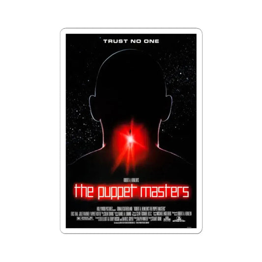 THE PUPPET MASTERS 1994 Movie Poster - STICKER Vinyl Kiss-Cut Decal 2 Inch White - The Sticker Space
