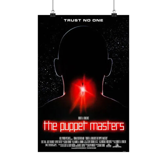 THE PUPPET MASTERS 1994 - Paper Movie Poster 12″ x 18″ Matte - The Sticker Space
