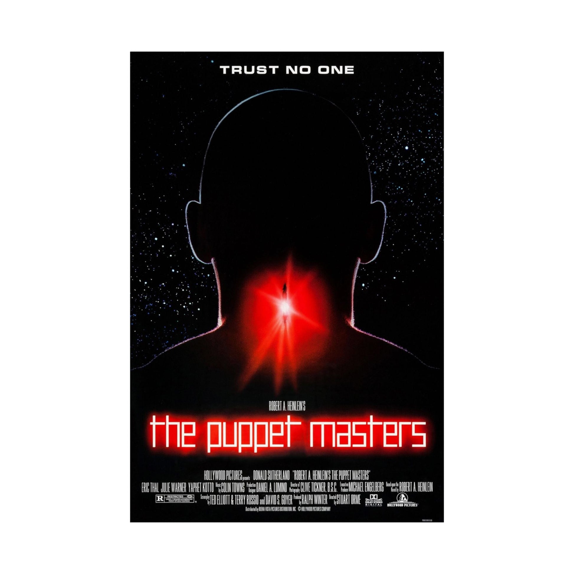 THE PUPPET MASTERS 1994 - Paper Movie Poster-The Sticker Space