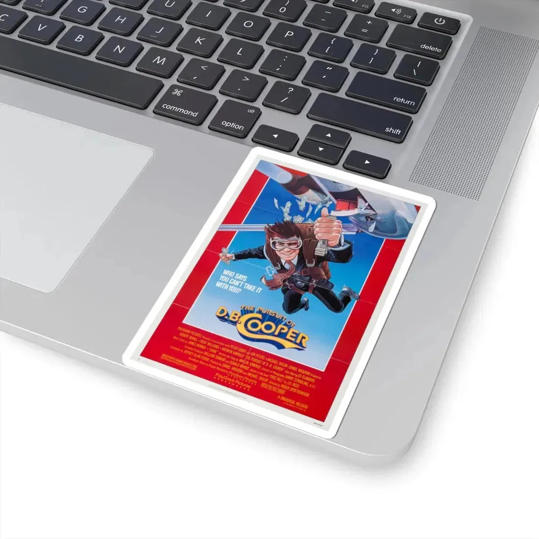 The Pursuit of DB Cooper 1981 Movie Poster - STICKER Vinyl Kiss-Cut Decal - The Sticker Space