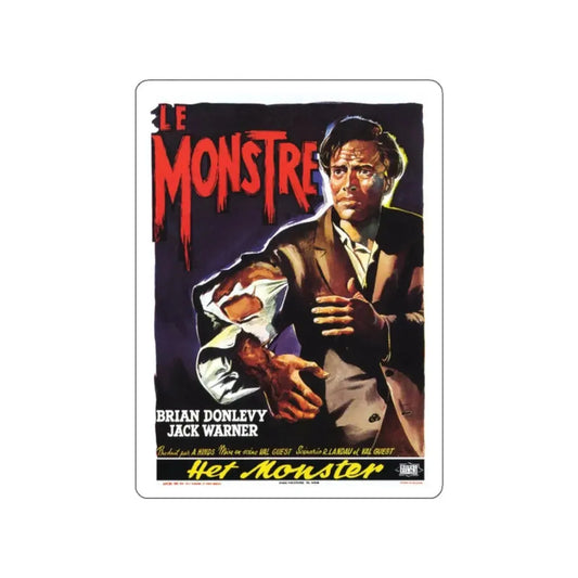 THE QUATERMASS EXPERIMENT (BELGIAN) 1955 Movie Poster STICKER Vinyl Die-Cut Decal 2 Inch - The Sticker Space