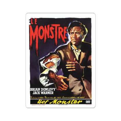 THE QUATERMASS EXPERIMENT (BELGIAN) 1955 Movie Poster - STICKER Vinyl Kiss-Cut Decal 2 Inch White - The Sticker Space