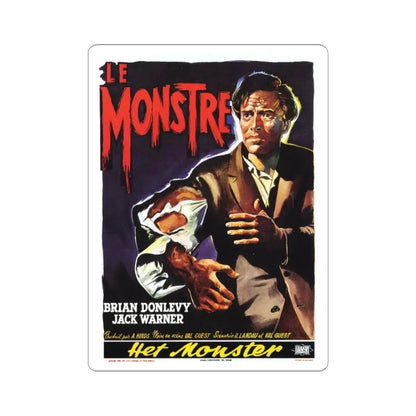 THE QUATERMASS EXPERIMENT (BELGIAN) 1955 Movie Poster - STICKER Vinyl Kiss-Cut Decal 3 Inch White - The Sticker Space