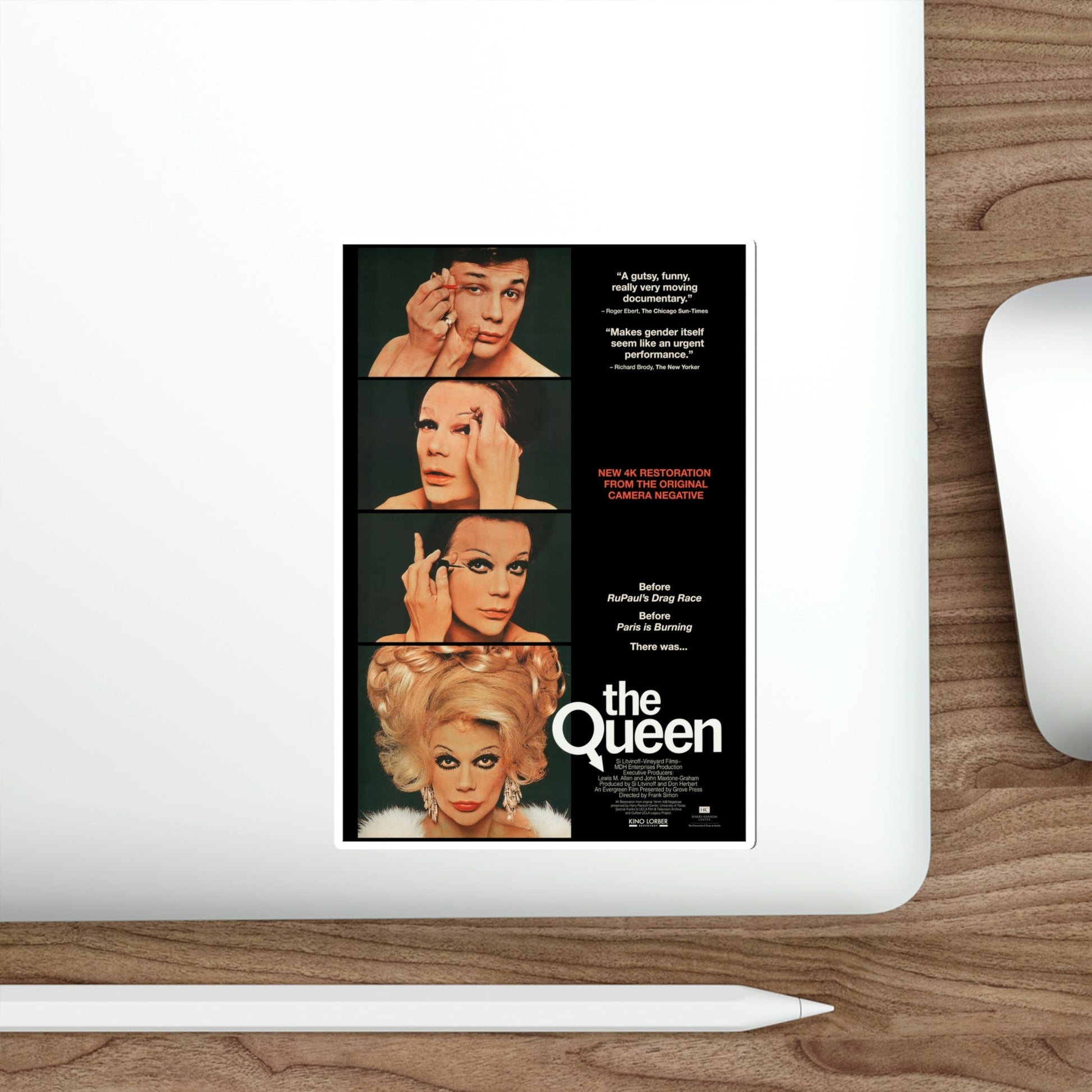 The Queen 1968 Movie Poster STICKER Vinyl Die-Cut Decal-The Sticker Space