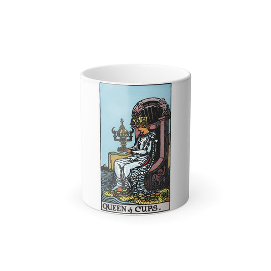 The Queen of Cups (Tarot Card) Color Changing Mug 11oz-11oz-The Sticker Space