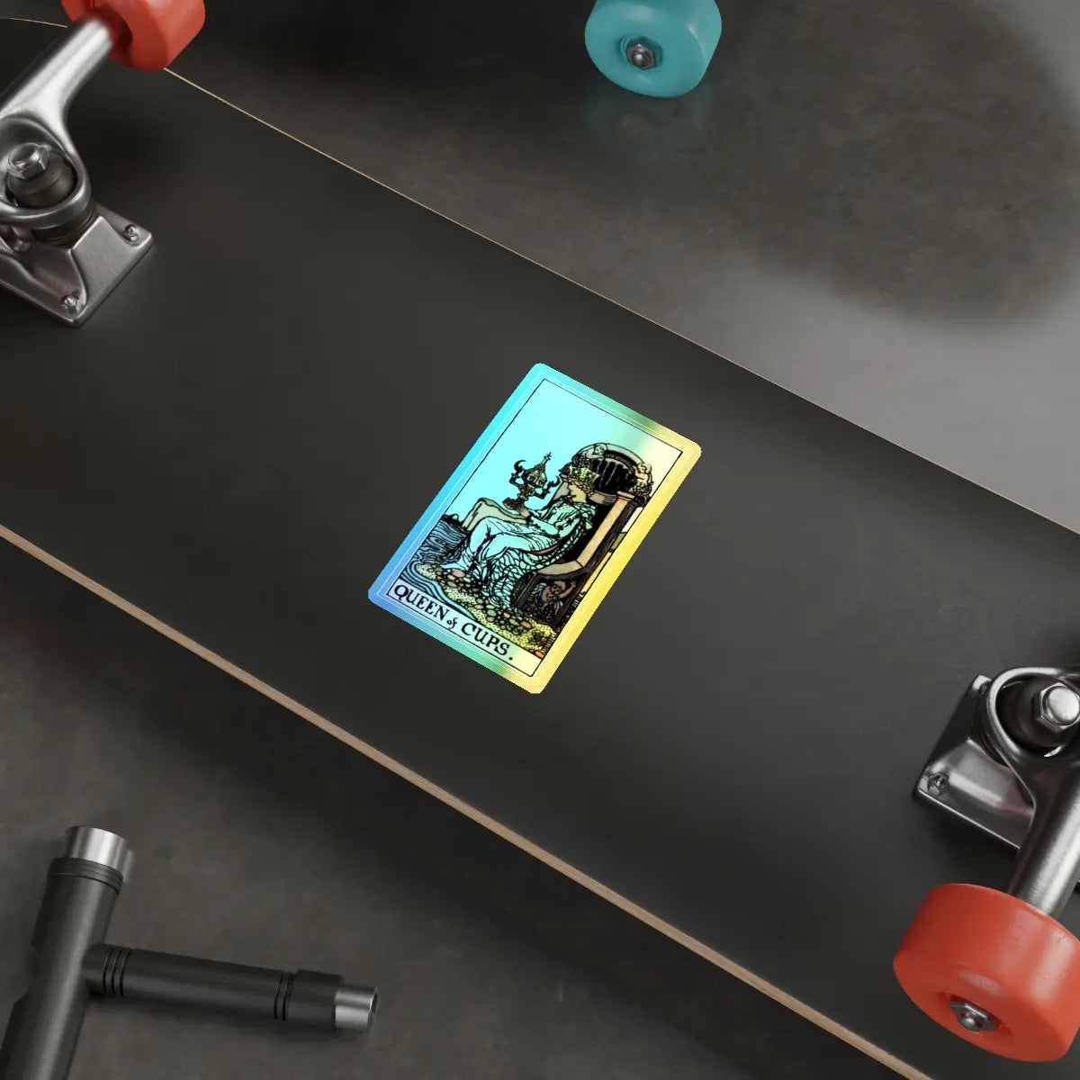 SKU:16932837190798668838 Sizes:4" × 4" Shapes:Die-Cut Types:Holographic