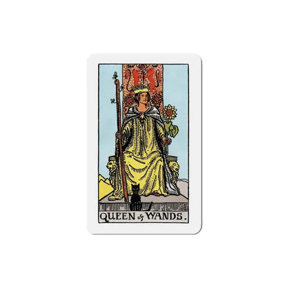 The Queen of Wands (Tarot Card) Refrigerator Magnet 5 Inch - The Sticker Space