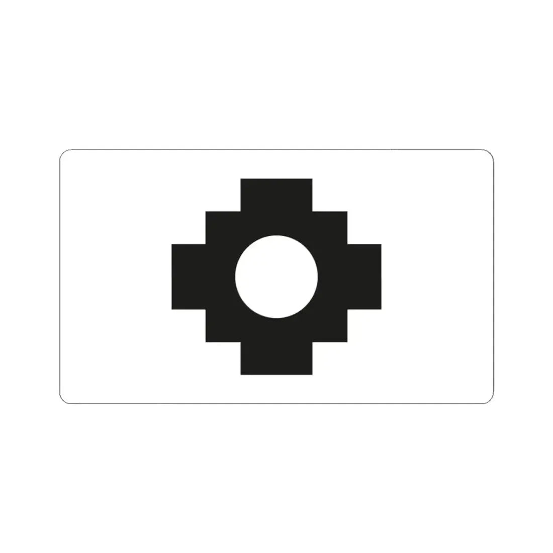 The Qulla Flag (Chile) STICKER Vinyl Kiss-Cut Decal 3 Inch White - The Sticker Space