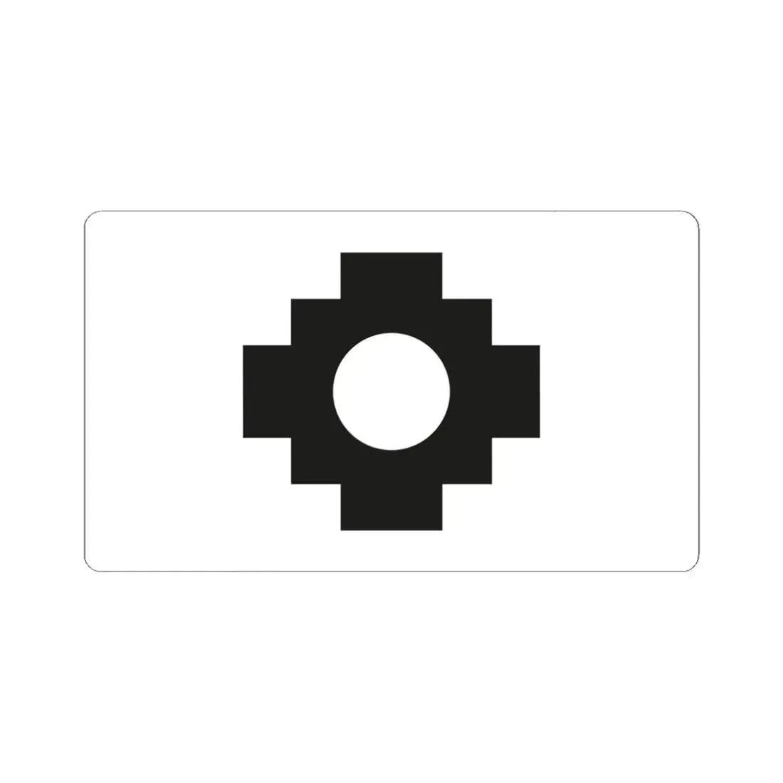 The Qulla Flag (Chile) STICKER Vinyl Kiss-Cut Decal 4 Inch White - The Sticker Space