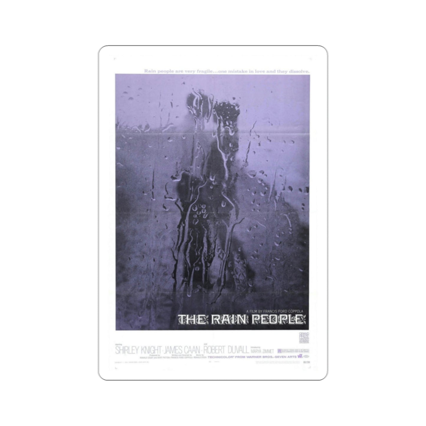 The Rain People 1969 Movie Poster STICKER Vinyl Die-Cut Decal-2 Inch-The Sticker Space