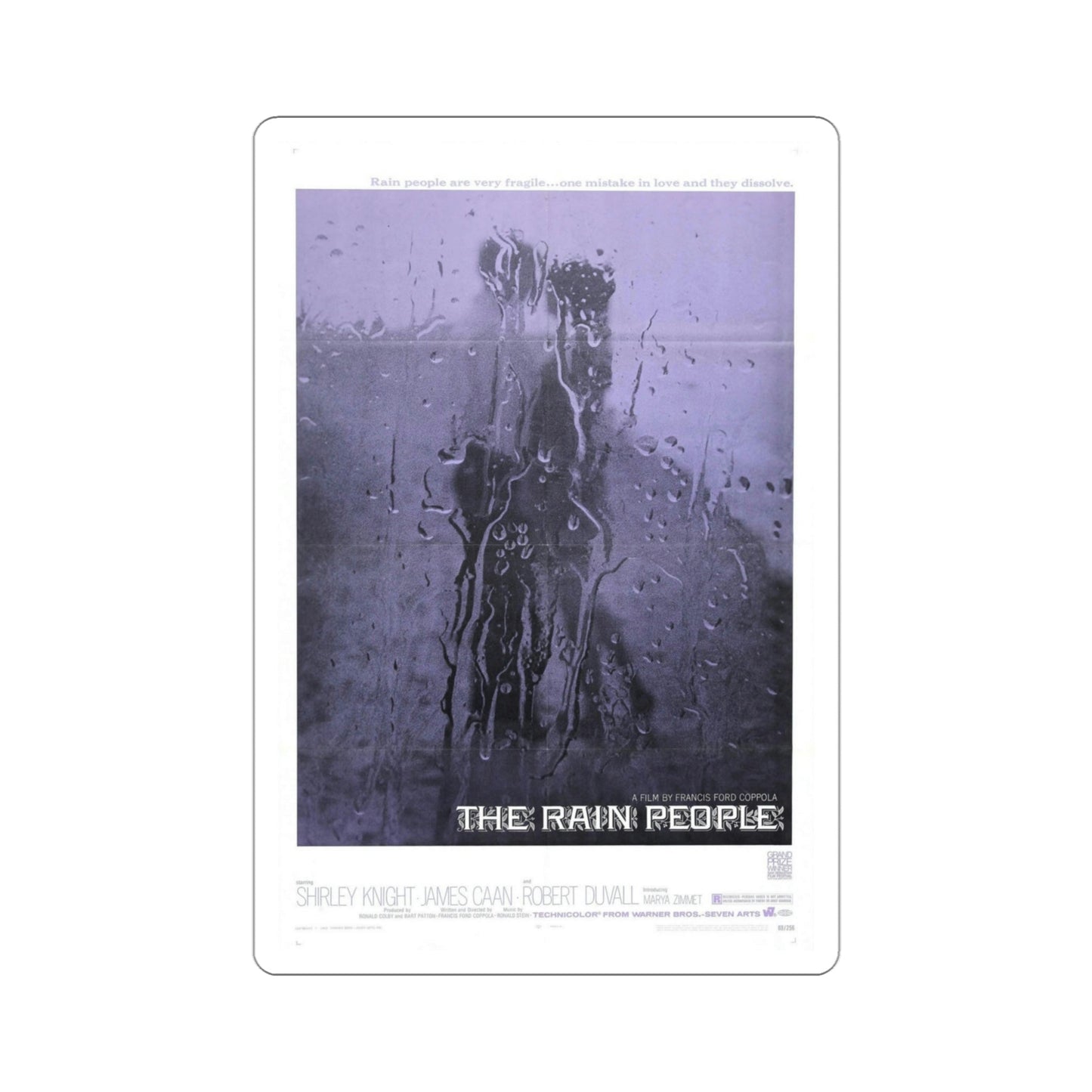 The Rain People 1969 Movie Poster STICKER Vinyl Die-Cut Decal-4 Inch-The Sticker Space