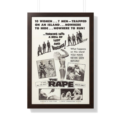 THE RAPE (AMOK) 1963 - Framed Movie Poster-20" x 30"-The Sticker Space