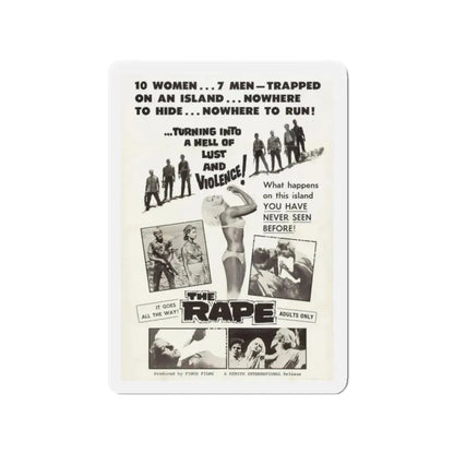 THE RAPE (AMOK) 1963 Movie Poster - Refrigerator Magnet 2 Inch - The Sticker Space