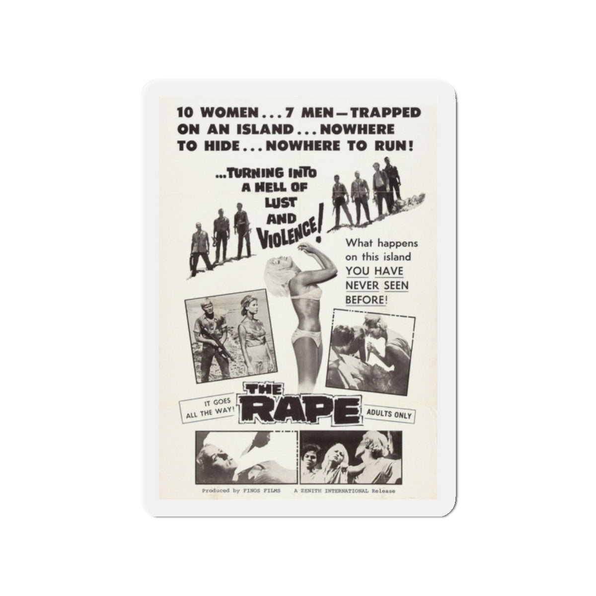 THE RAPE (AMOK) 1963 Movie Poster - Refrigerator Magnet