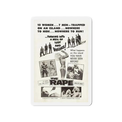 THE RAPE (AMOK) 1963 Movie Poster - Refrigerator Magnet 3 Inch - The Sticker Space