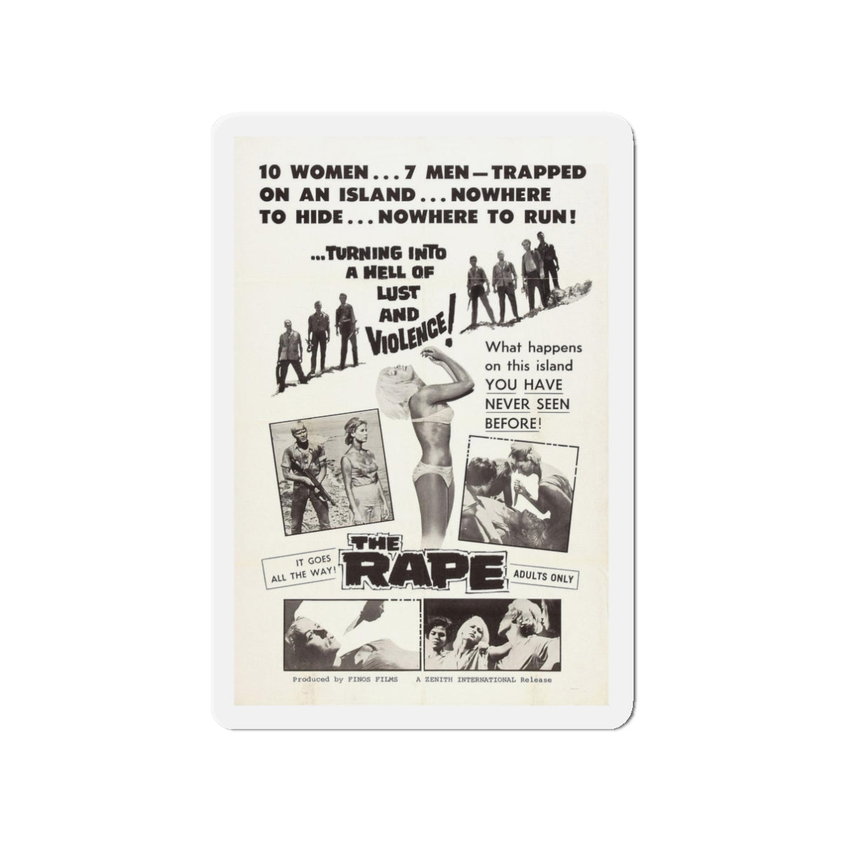 THE RAPE (AMOK) 1963 Movie Poster - Refrigerator Magnet