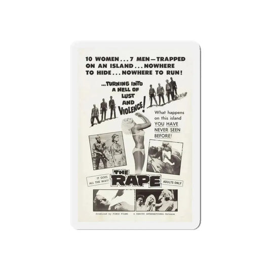 THE RAPE (AMOK) 1963 Movie Poster - Refrigerator Magnet 6 Inch - The Sticker Space
