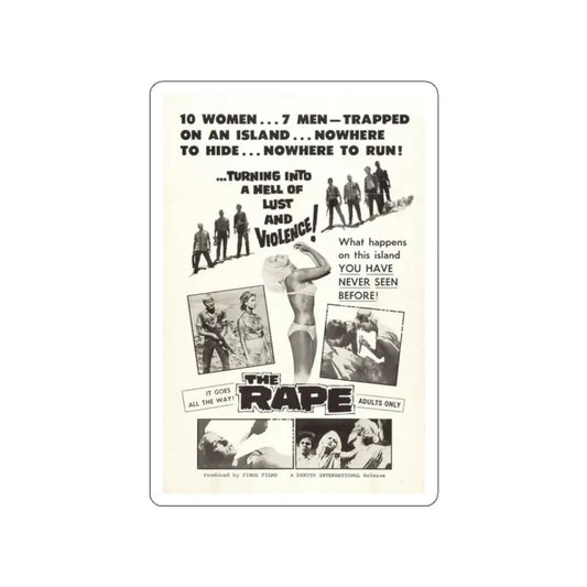 THE RAPE (AMOK) 1963 Movie Poster STICKER Vinyl Die-Cut Decal 2 Inch - The Sticker Space