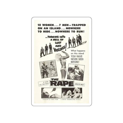 THE RAPE (AMOK) 1963 Movie Poster STICKER Vinyl Die-Cut Decal 3 Inch - The Sticker Space