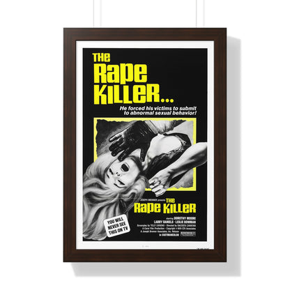 THE RAPE KILLER 1976 - Framed Movie Poster-16″ x 24″-The Sticker Space