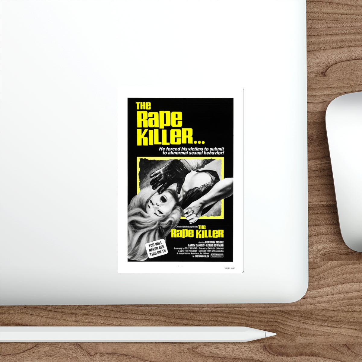 THE RAPE KILLER 1976 Movie Poster STICKER Vinyl Die-Cut Decal-The Sticker Space