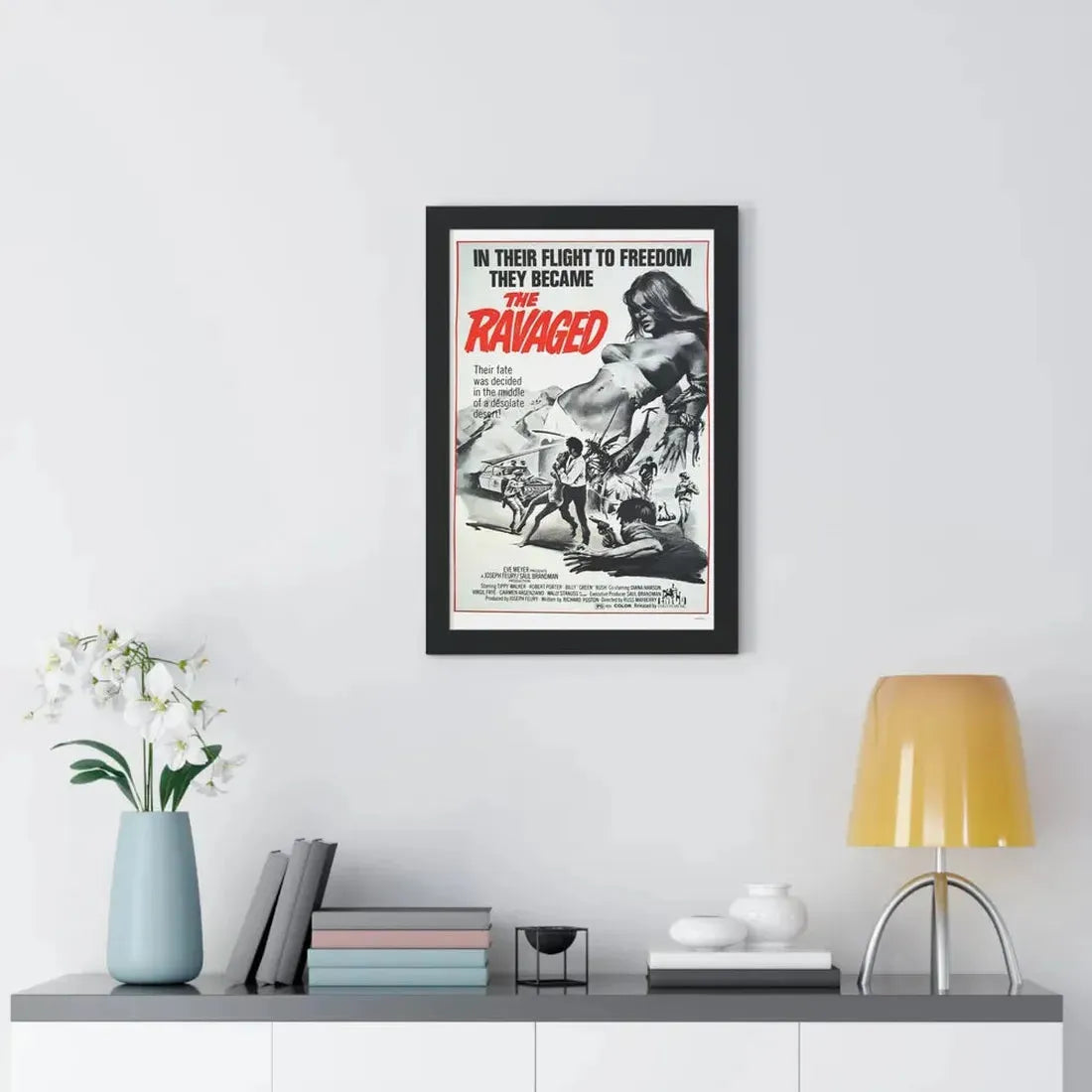 THE RAVAGED 1971 - Framed Movie Poster - The Sticker Space