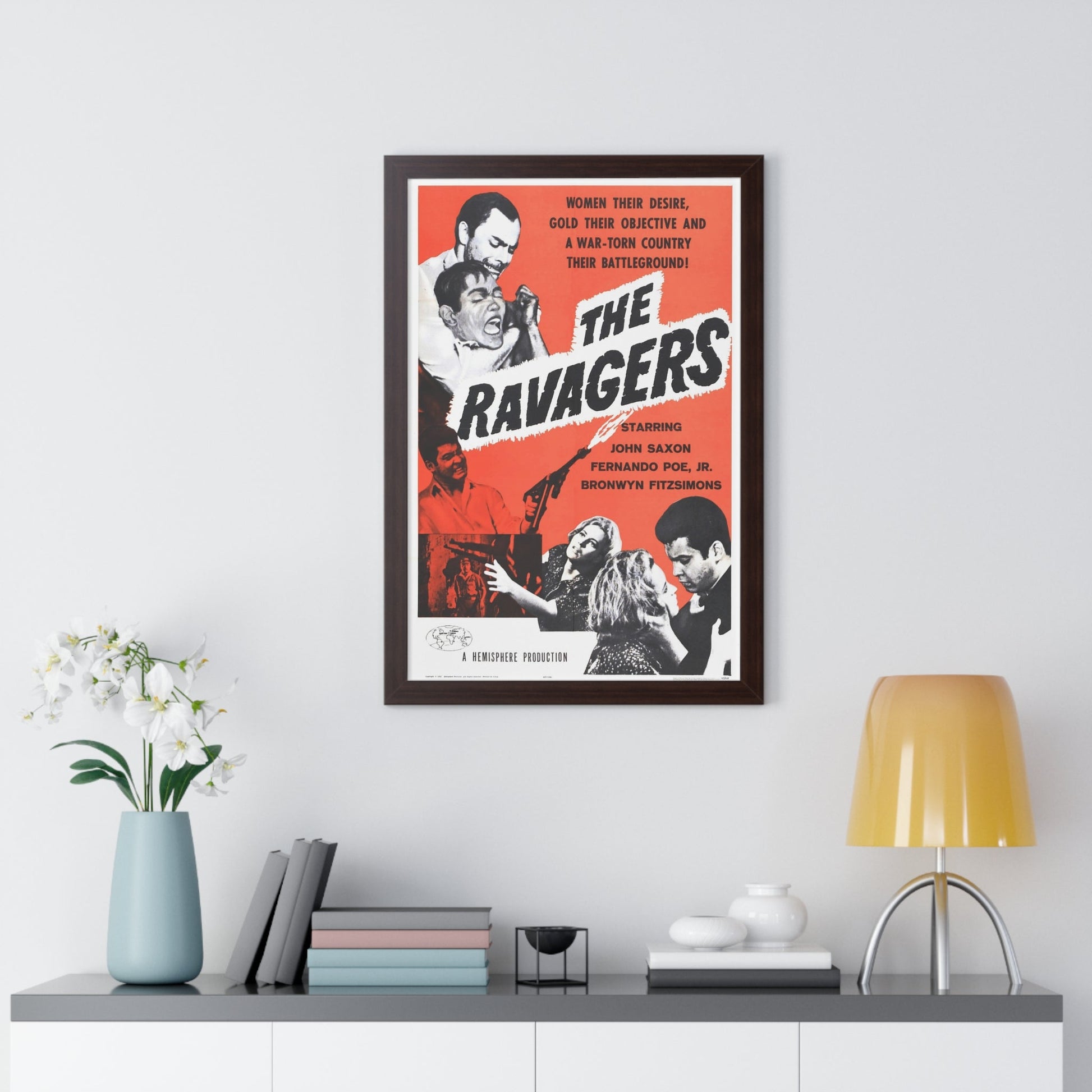 THE RAVAGERS 1979 - Framed Movie Poster-The Sticker Space