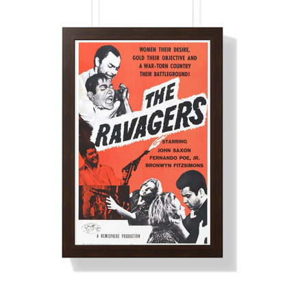 THE RAVAGERS 1979 - Framed Movie Poster-16″ x 24″-The Sticker Space