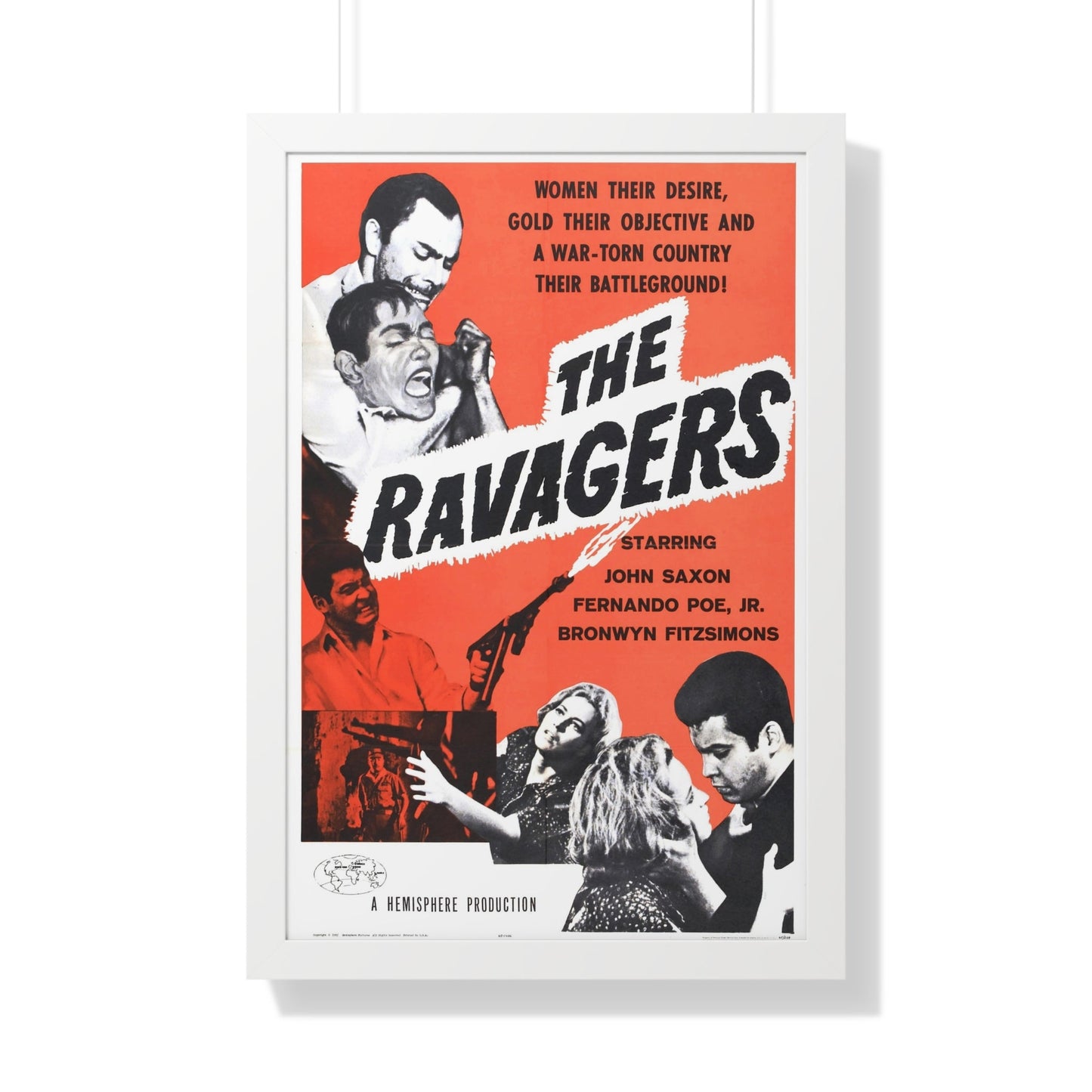 THE RAVAGERS 1979 - Framed Movie Poster-20" x 30"-The Sticker Space