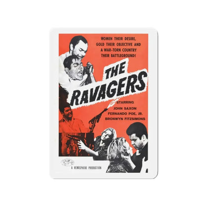 THE RAVAGERS 1979 Movie Poster - Refrigerator Magnet 2 Inch Die-Cut - The Sticker Space
