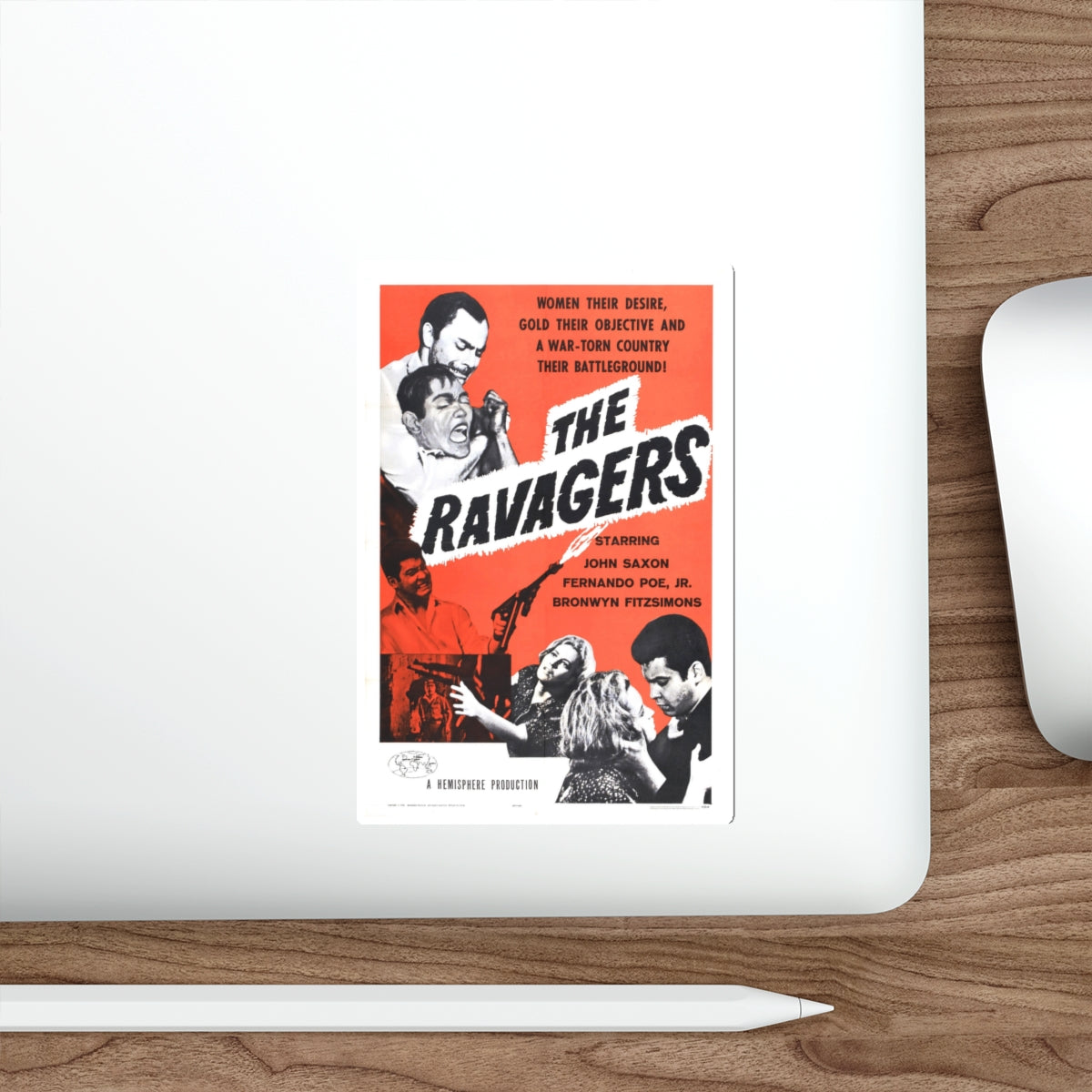 THE RAVAGERS 1979 Movie Poster STICKER Vinyl Die-Cut Decal-The Sticker Space