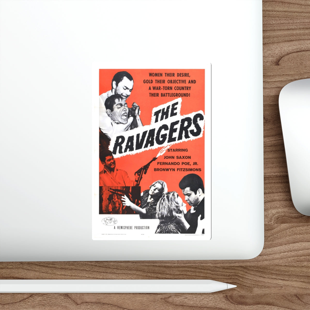 THE RAVAGERS 1979 Movie Poster STICKER Vinyl Die-Cut Decal-The Sticker Space