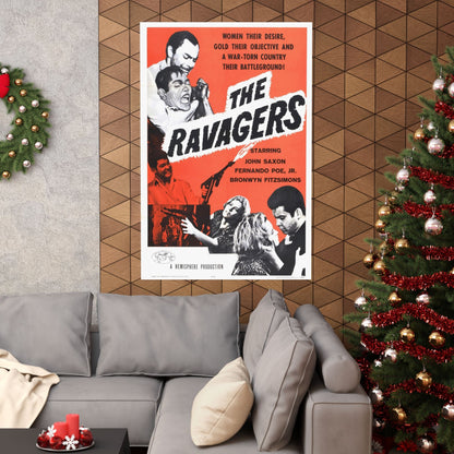 THE RAVAGERS 1979 - Paper Movie Poster-The Sticker Space