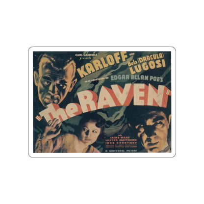 THE RAVEN 1935 Movie Poster STICKER Vinyl Die-Cut Decal-White-The Sticker Space