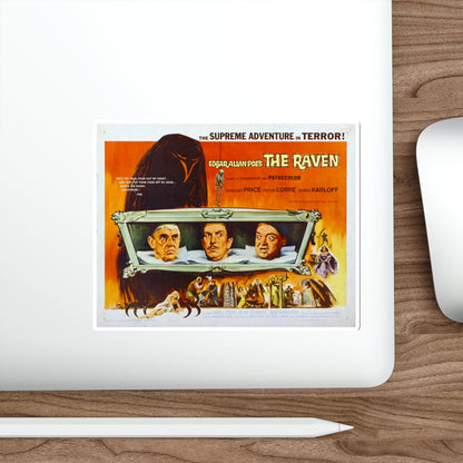 THE RAVEN 1963 Movie Poster STICKER Vinyl Die-Cut Decal-The Sticker Space