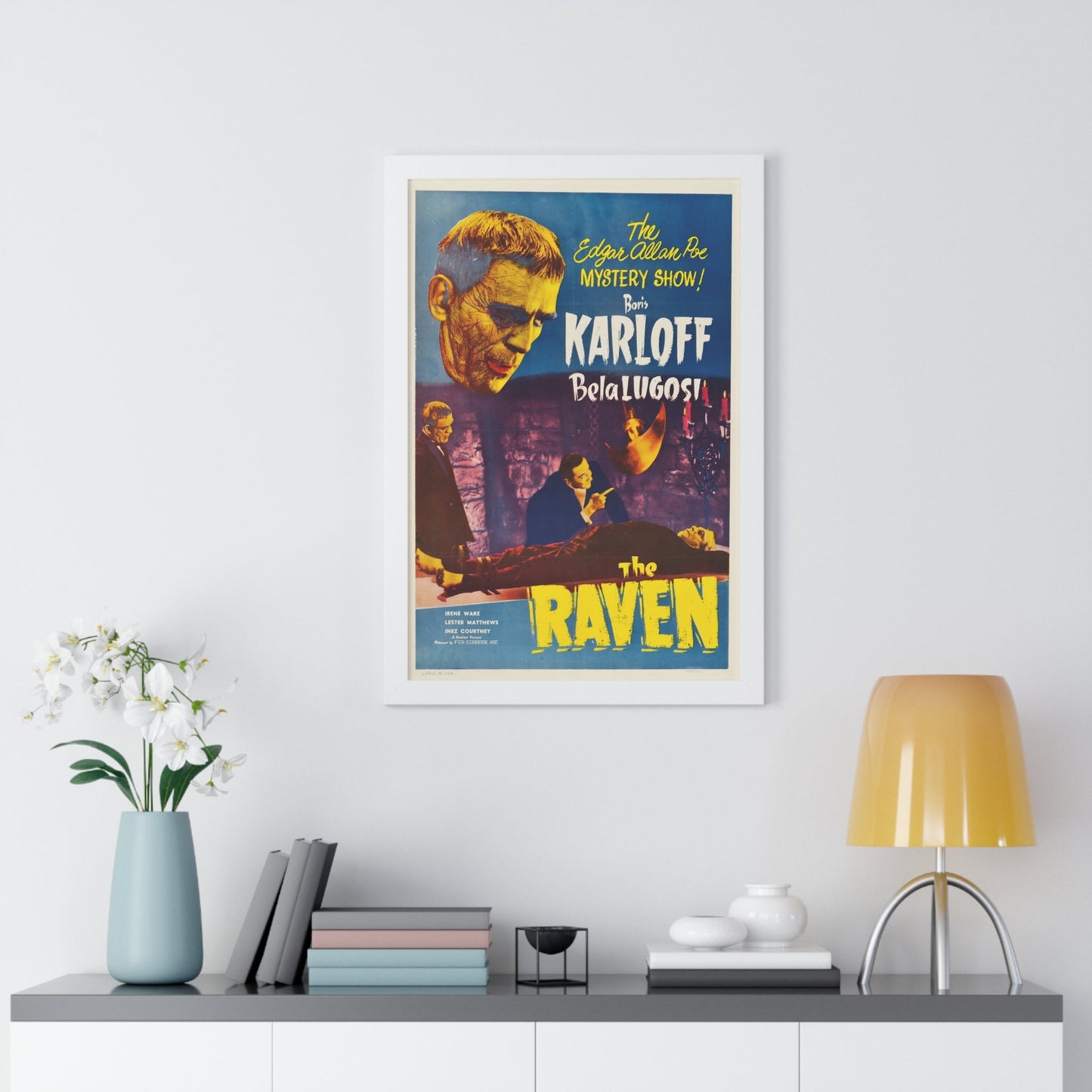 THE RAVEN (2) 1935 - Framed Movie Poster-The Sticker Space