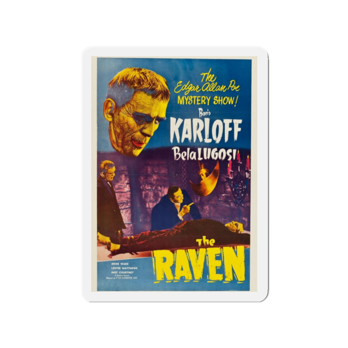 THE RAVEN (2) 1935 Movie Poster - Refrigerator Magnet